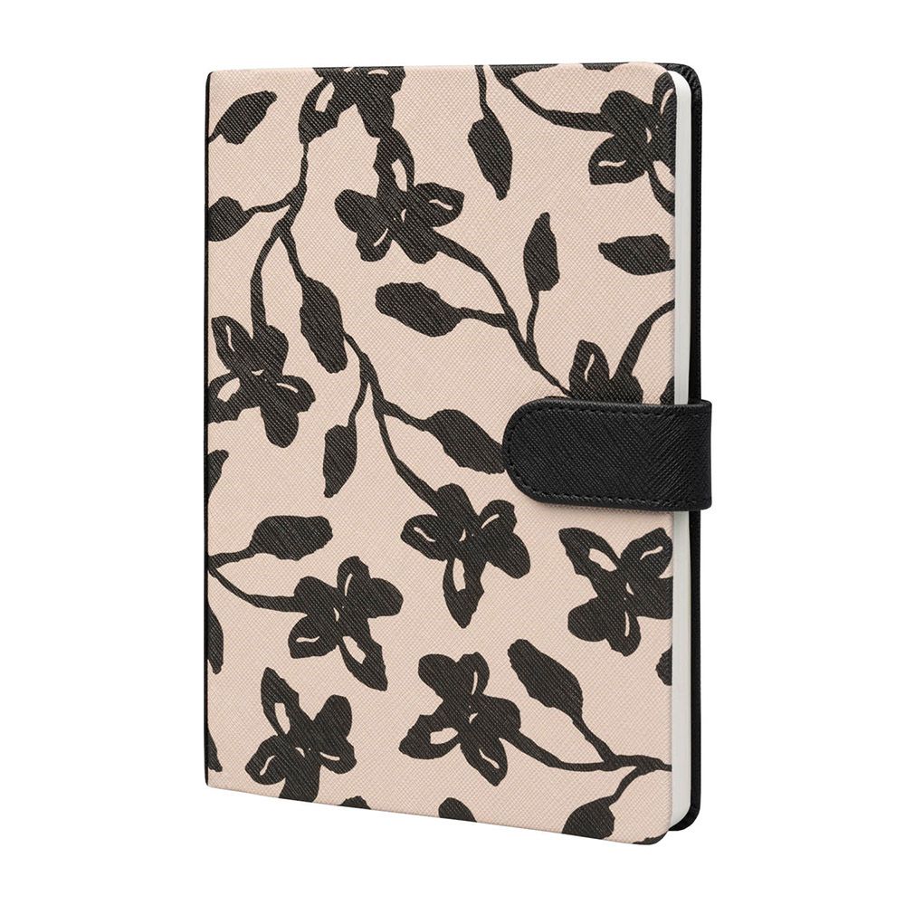 Premium A5 Notebook Faux Leather KOKONOTE LUXE Midnight Dahlia