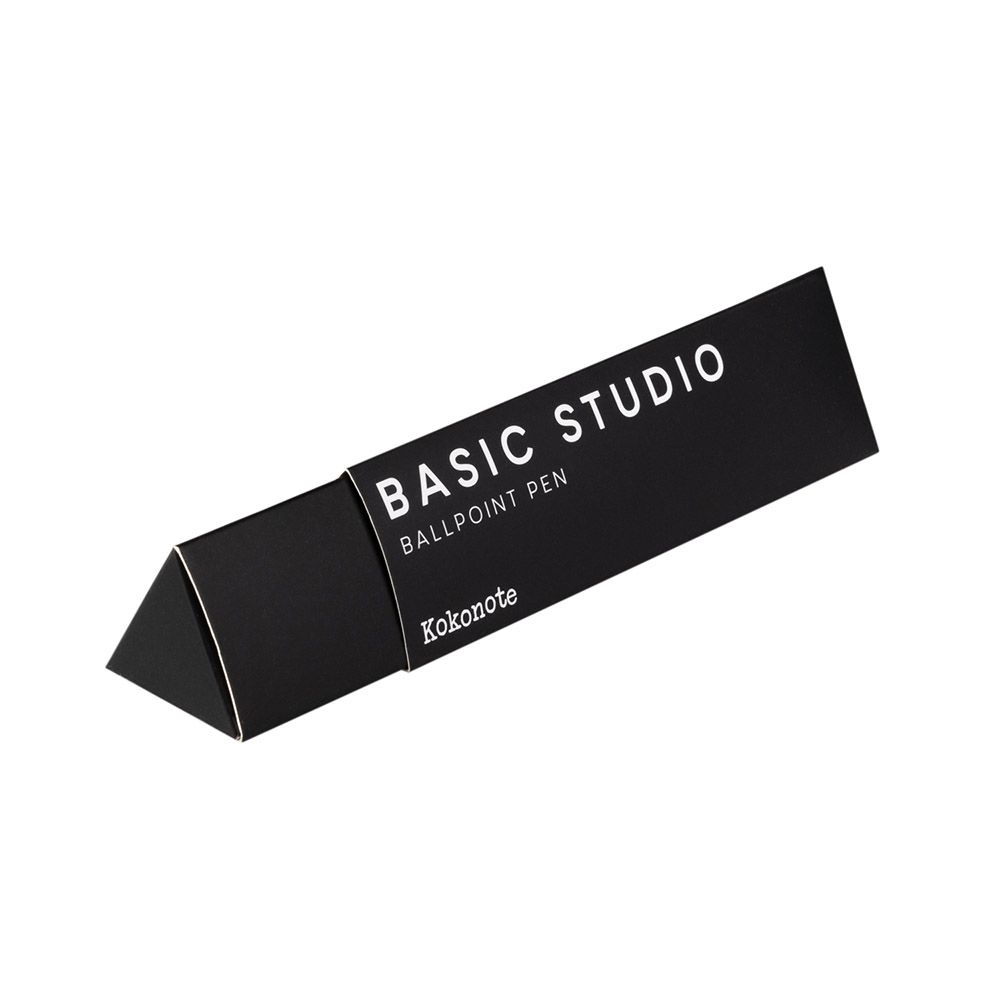 Μαύρο Στυλό 0,70mm με Επίχρυσες Λεπτομέρειες KOKONOTE BASIC STUDIO Back to Black