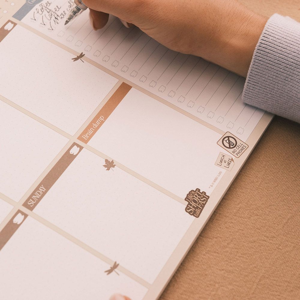 Weekly Planner Notepad with 54s A4/21Χ29cm KOKONOTE GILMORE GIRLS