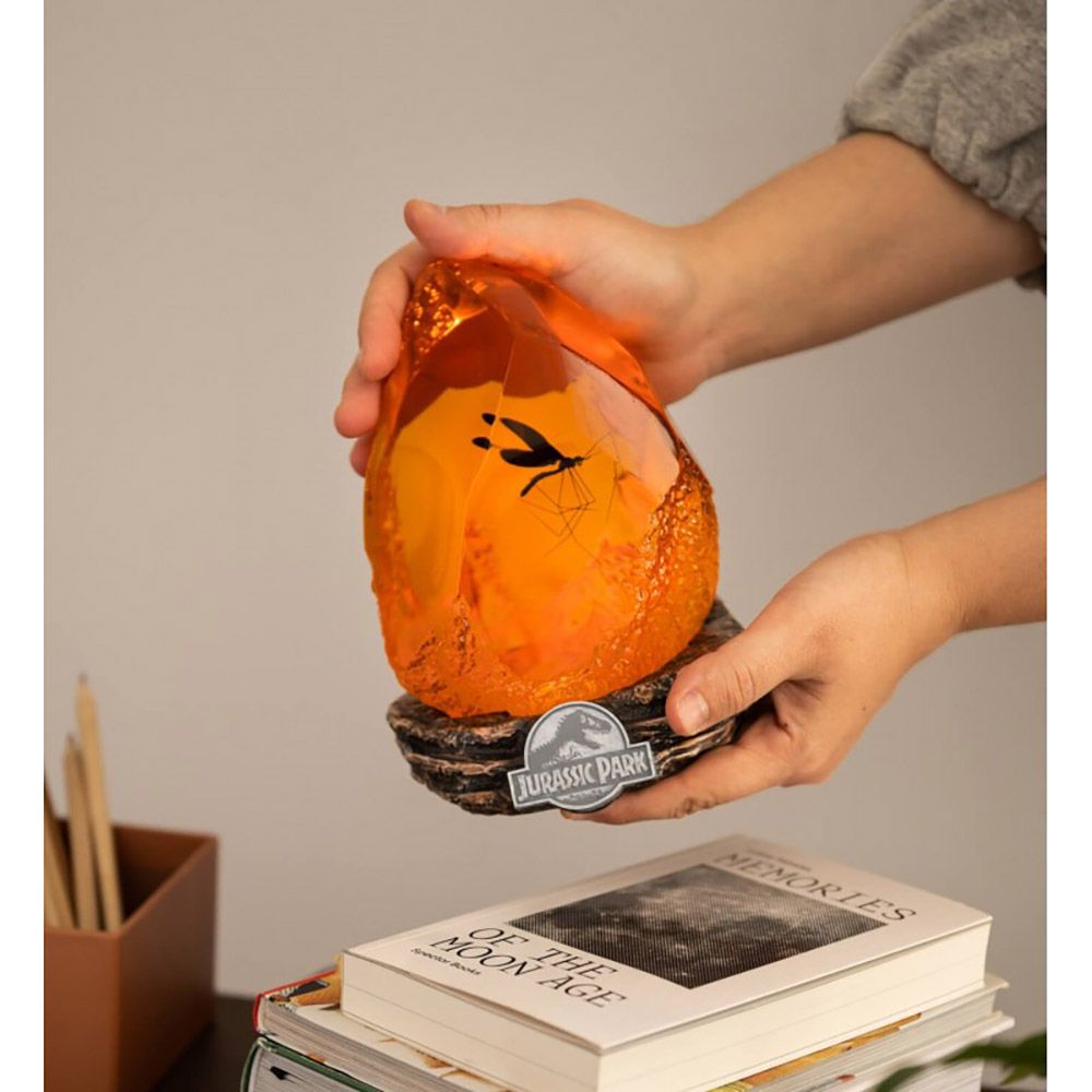 Portable Light Lamp 13cm JURASSIC PARK Amber