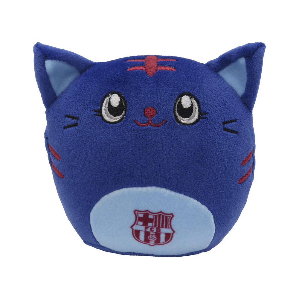 Cat Squishy Plush Toy 12cm FC BARCELONA
