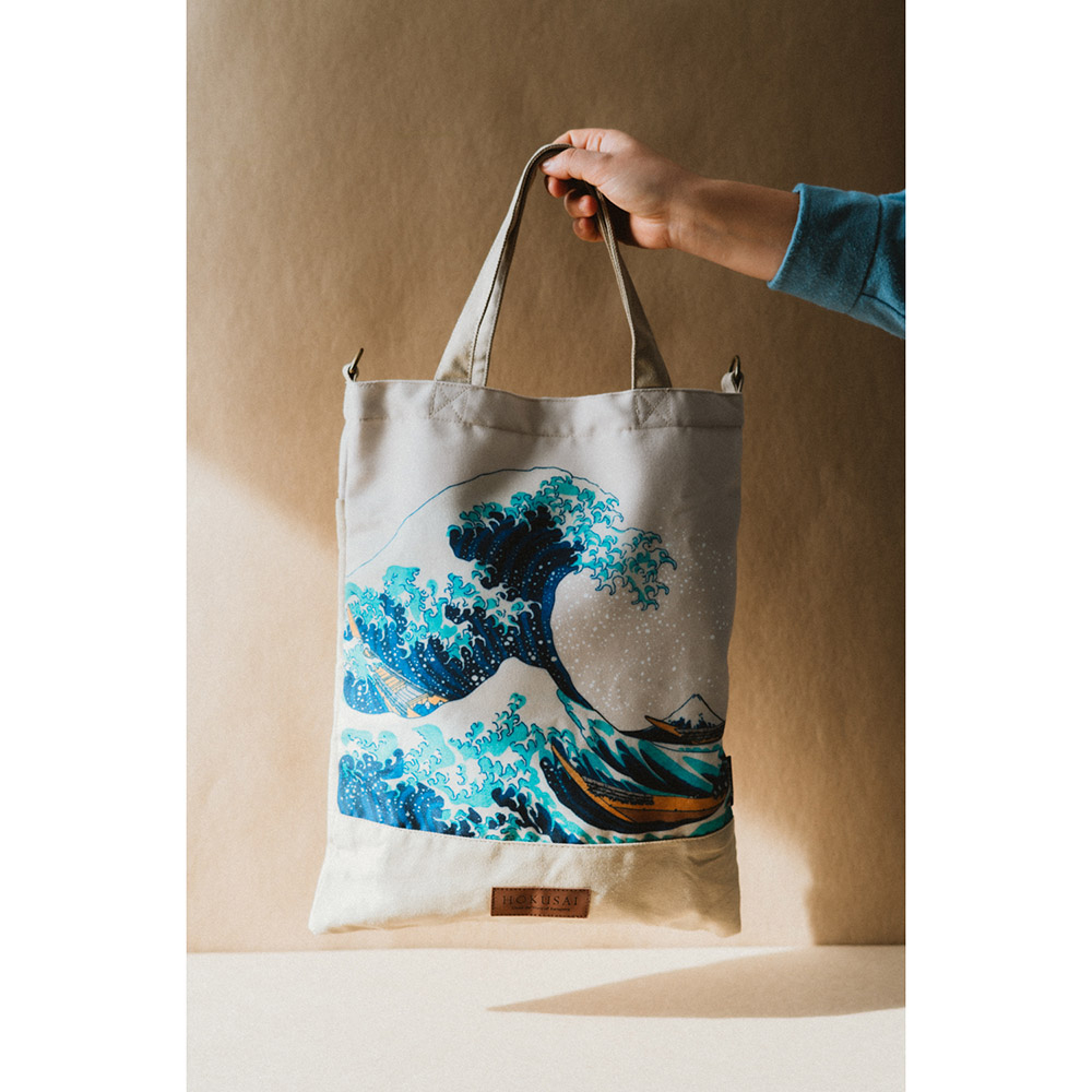 Premium Τσάντα Αγορών Οικολογική HOKUSAI The Great Wave Off Kanagawa by Kokonote