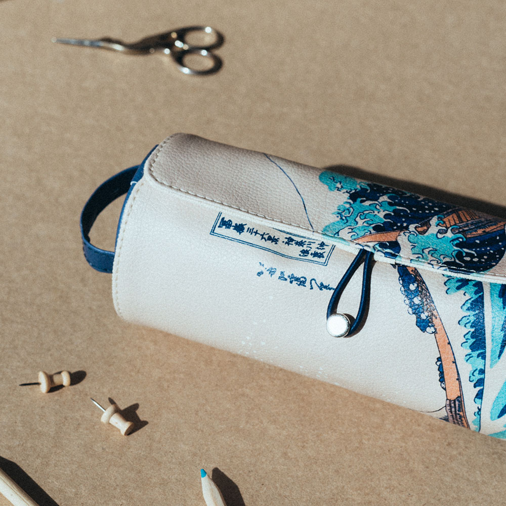 Roll-up Pencil case HOKUSAI