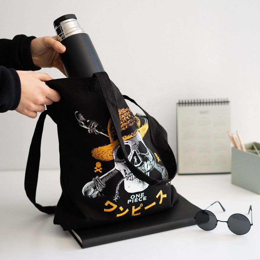 Ecofriendly Totebag NETFLIX ONE PIECE Jolly Roger