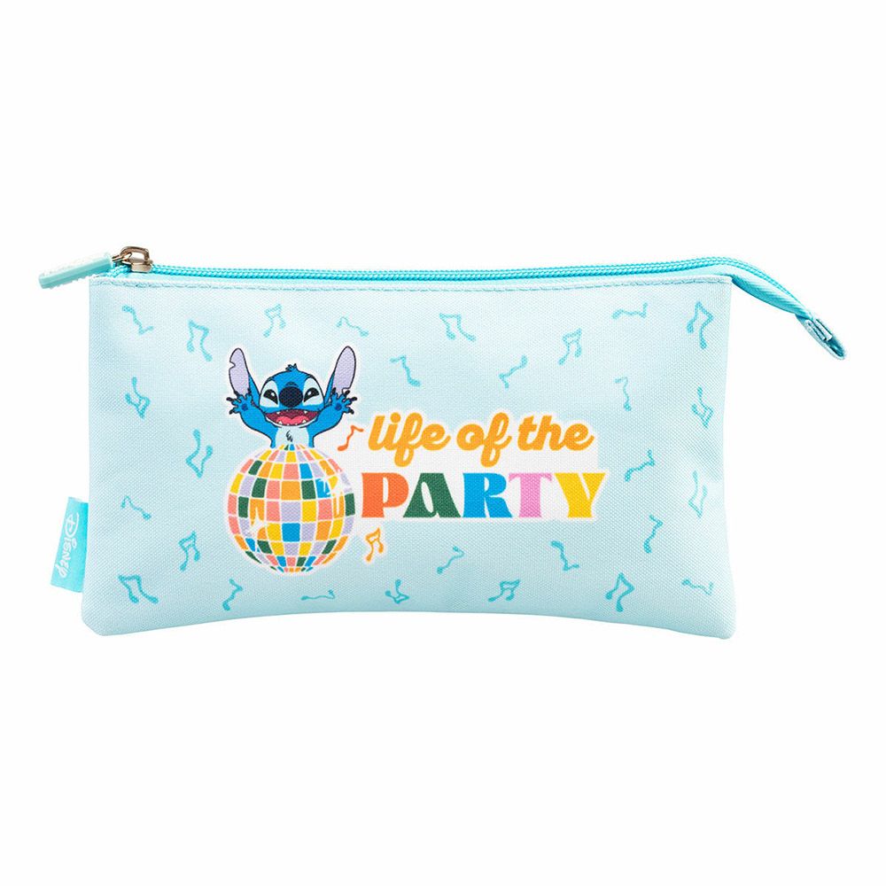 Triple Pencil case 22cm DISNEY Lilo & Stitch Waves