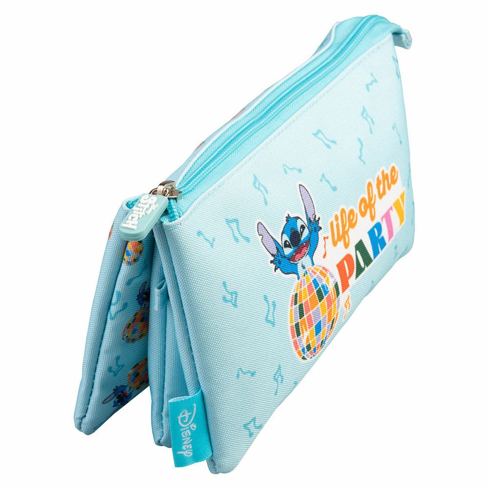 Triple Pencil case 22cm DISNEY Lilo & Stitch Waves