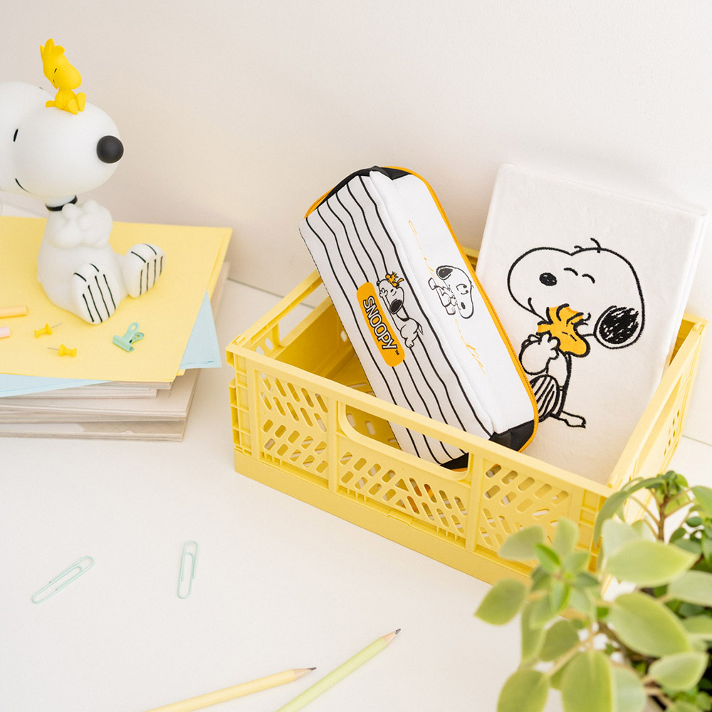 Κασετίνα Τετράγωνη Διπλή SNOOPY Lazy Days