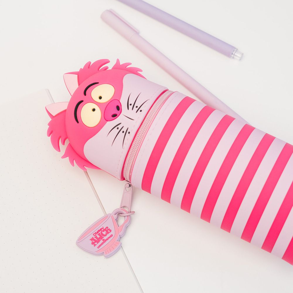 3D Pencil Case 18cm DISNEY Alice in Wonderland Cheshire Cat