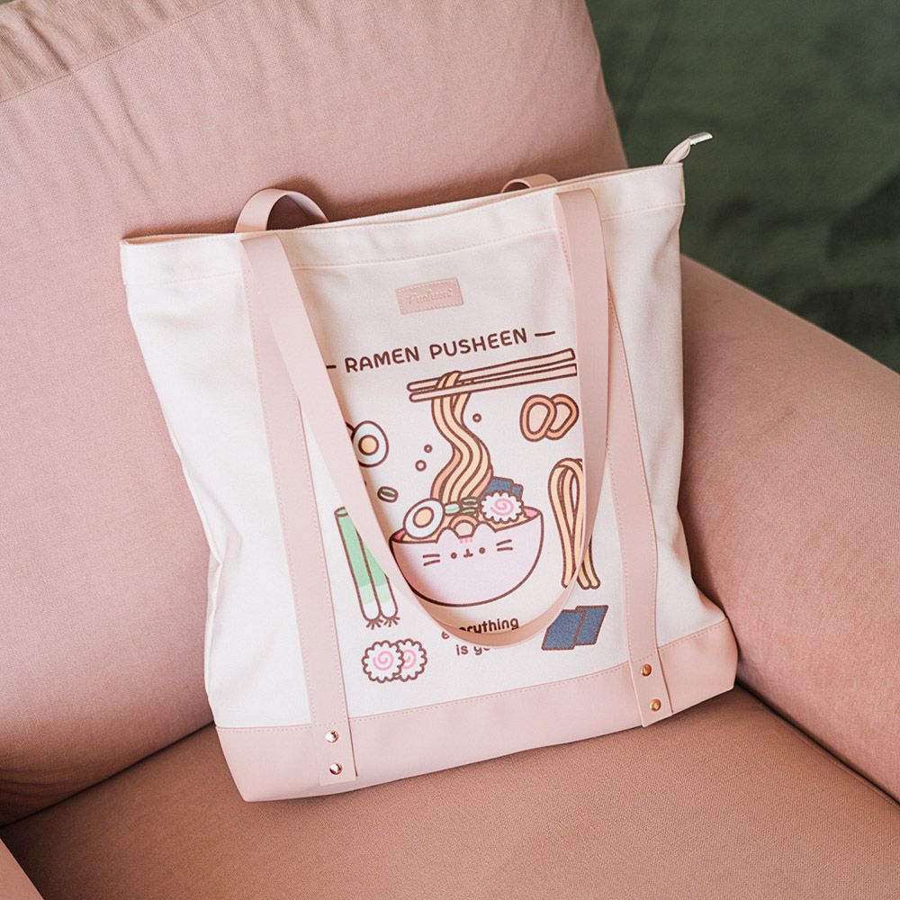 Premium Ecofriendly Totebag PUSHEEN Sushi Roll
