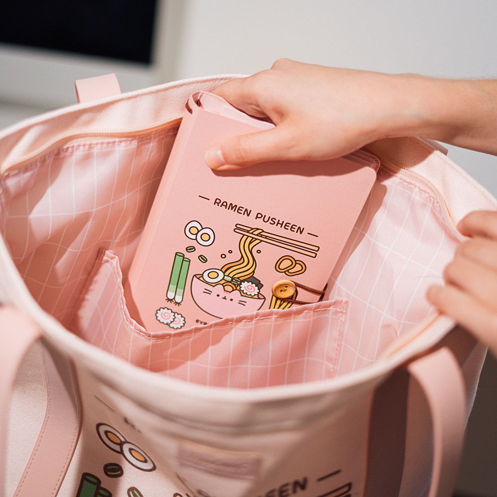 Premium Ecofriendly Totebag PUSHEEN Sushi Roll