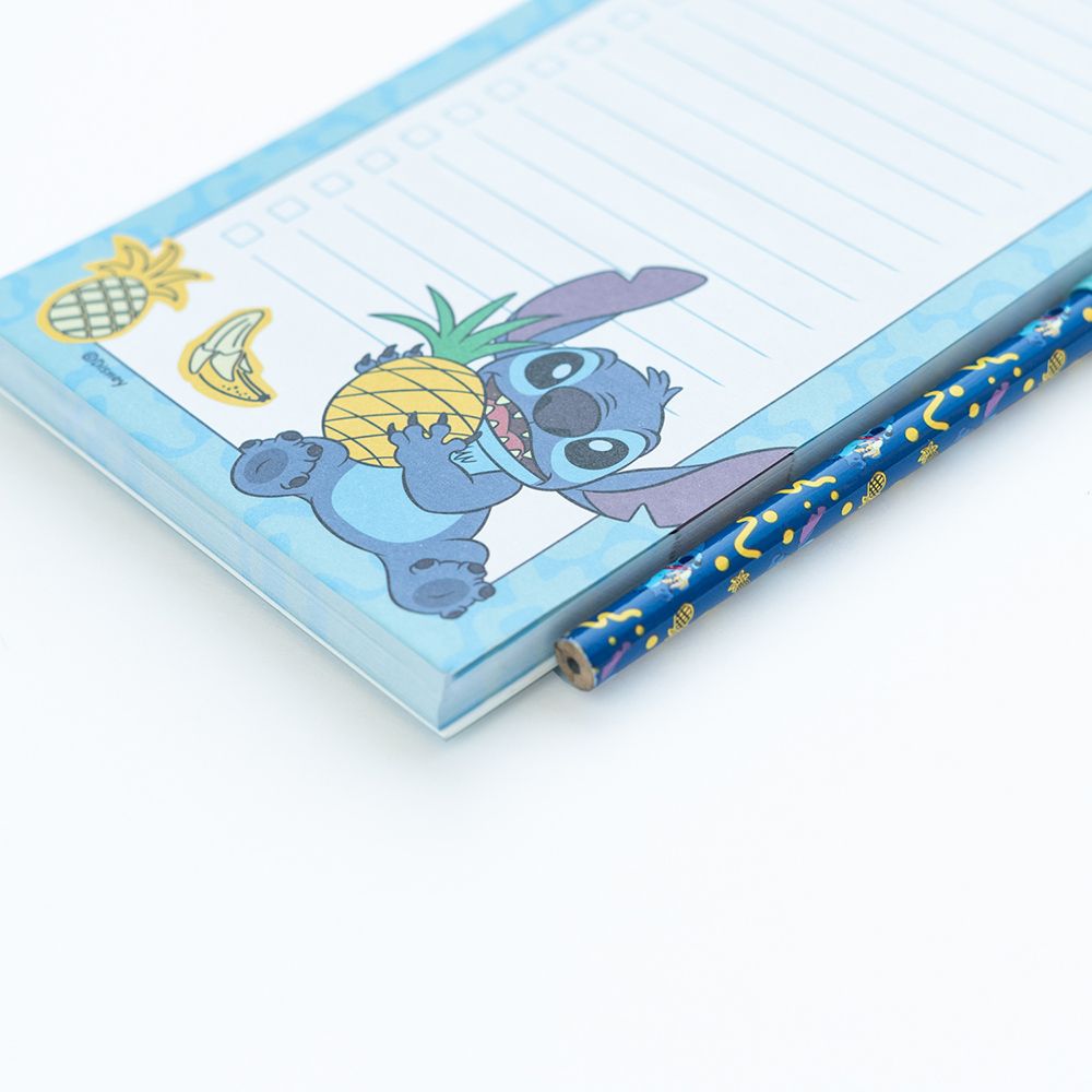 Μπλοκ Σημειώσεων με Μαγνήτη & Μολύβι DISNEY Stitch Tropical