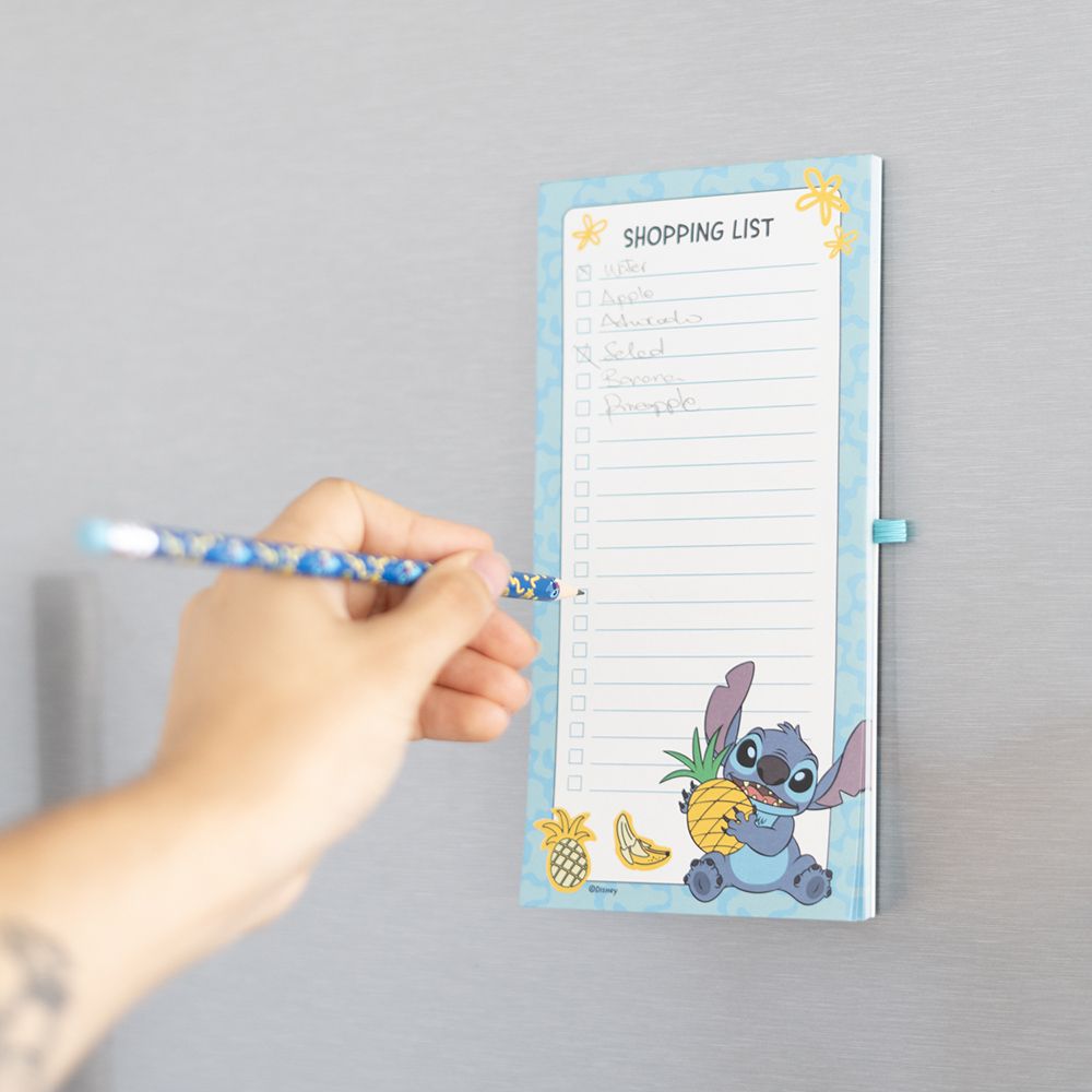 Μπλοκ Σημειώσεων με Μαγνήτη & Μολύβι DISNEY Stitch Tropical