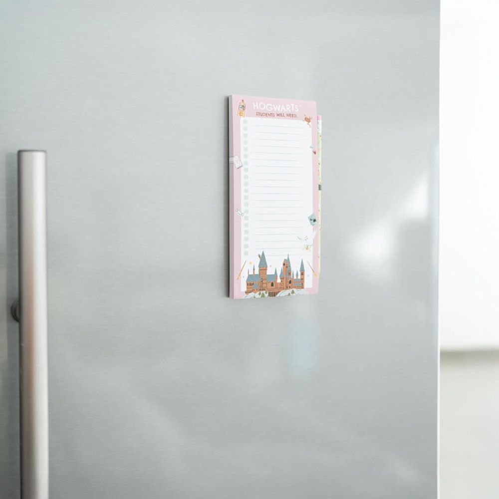 Notes Pad 10x21cm 65sh with Magnet & Pencil HARRY POTTER Hogwarts