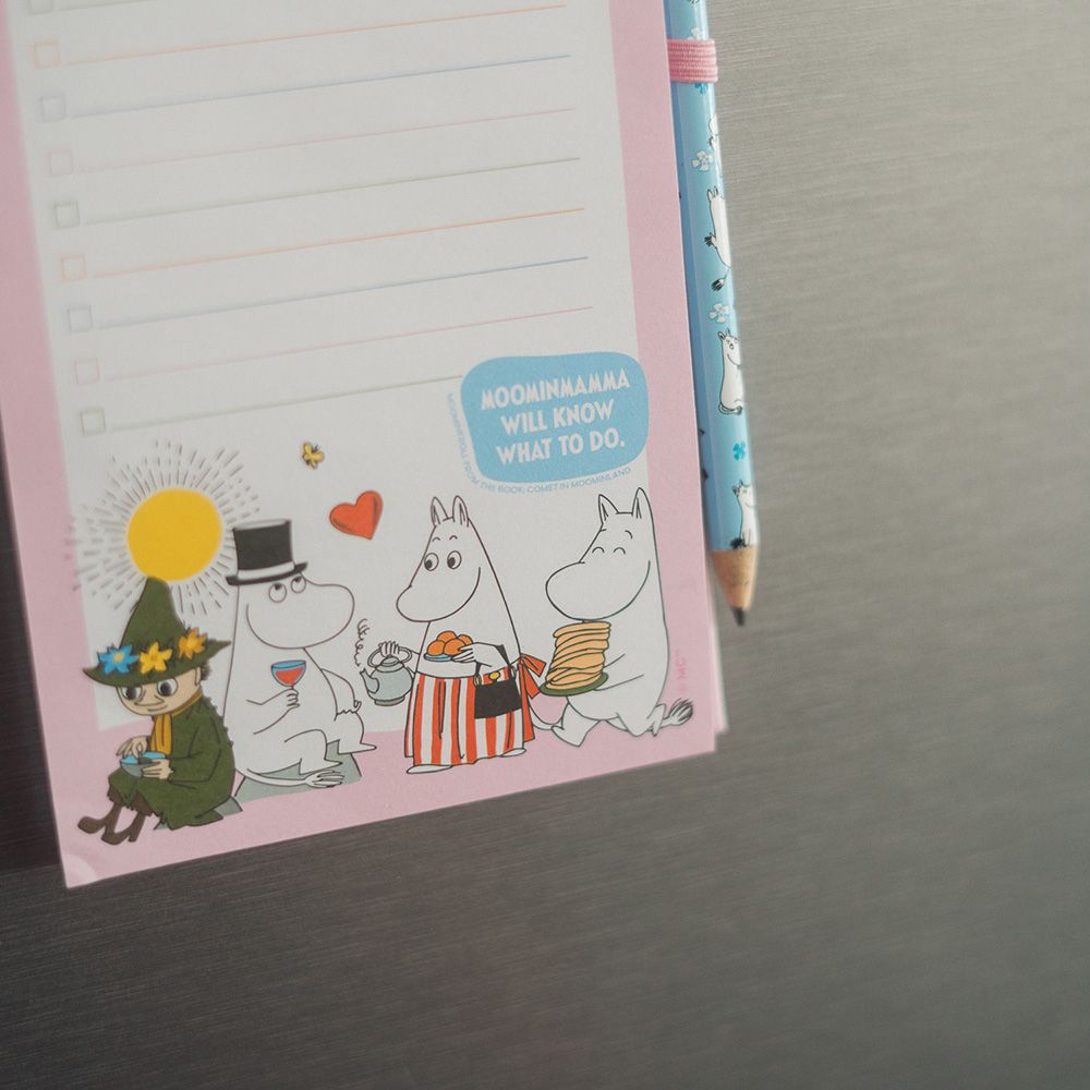 Μπλοκ Σημειώσεων 65φ με Μαγνήτη & Μολύβι MOOMIN