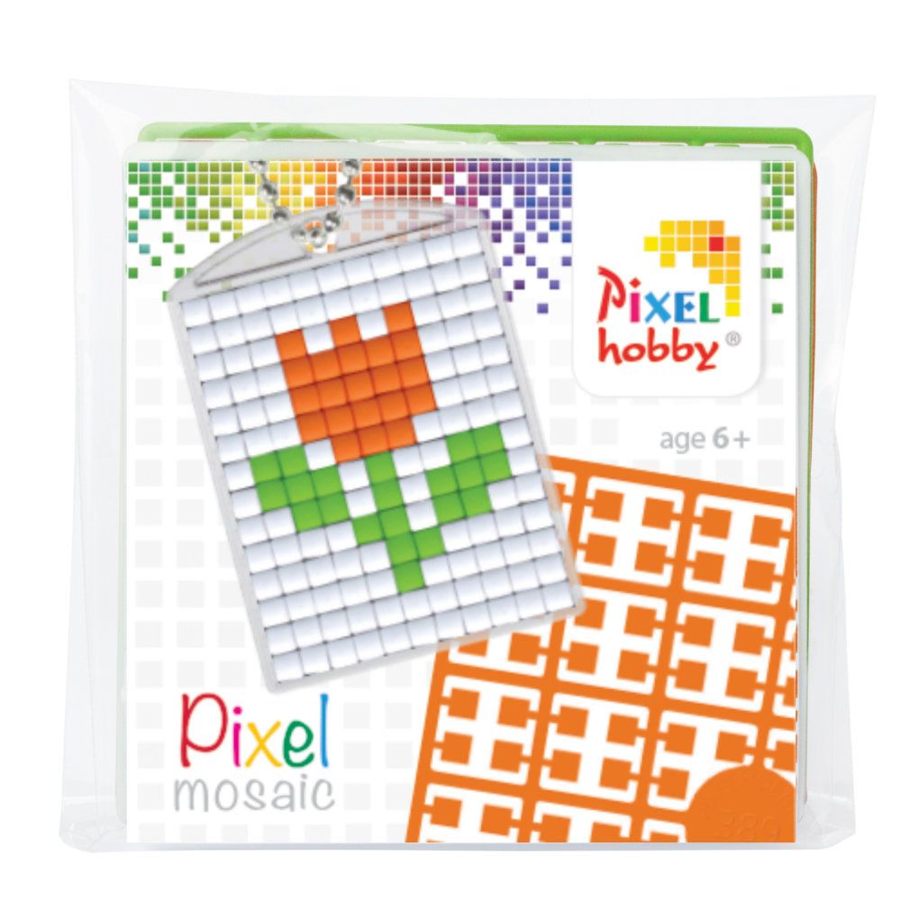 Μπρελόκ Pixel Λουλούδι