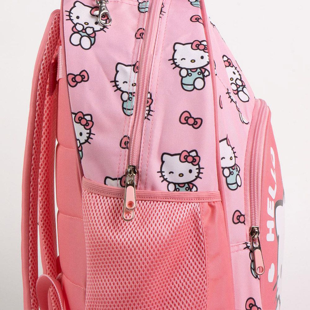 Σετ με Τσάντα Πλάτης + Κασετίνα Τριπλή HELLO KITTY #2