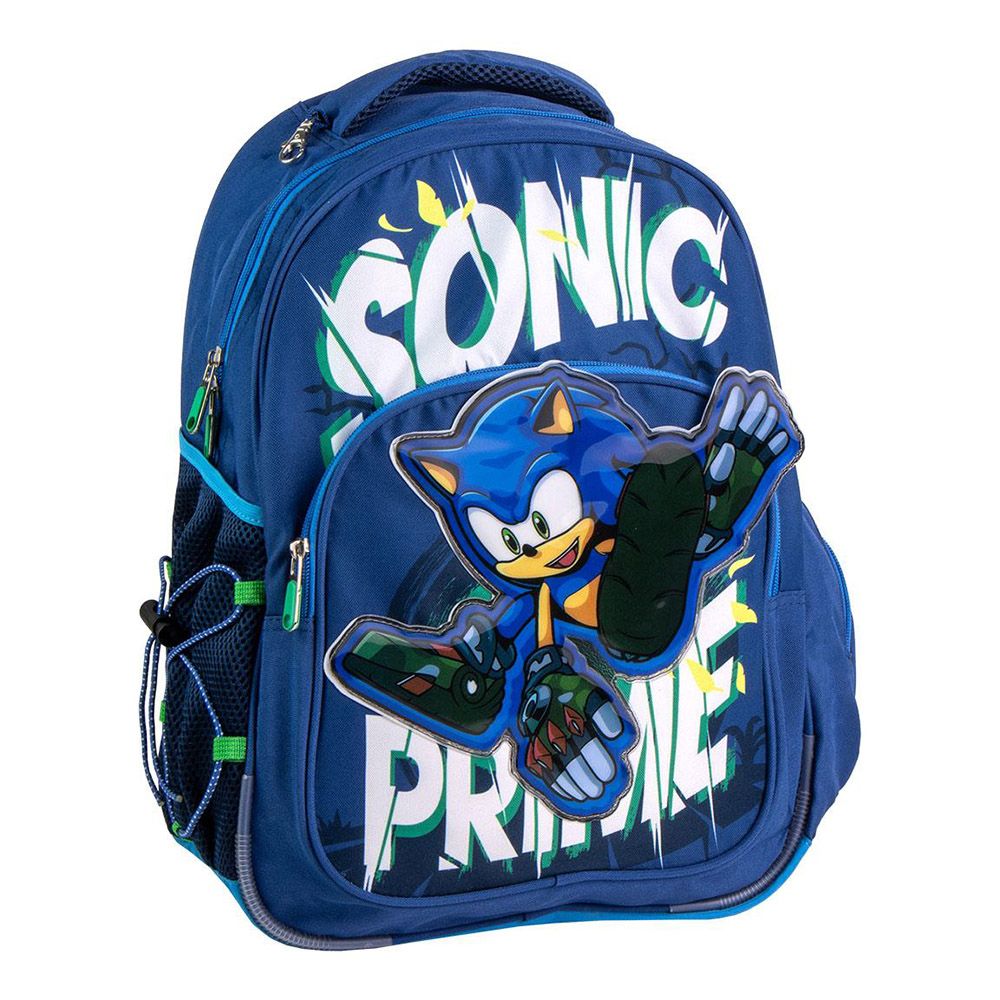 Σετ με Τσάντα Πλάτης + Κασετίνα Τριπλή SONIC THE HEDGEHOG #3