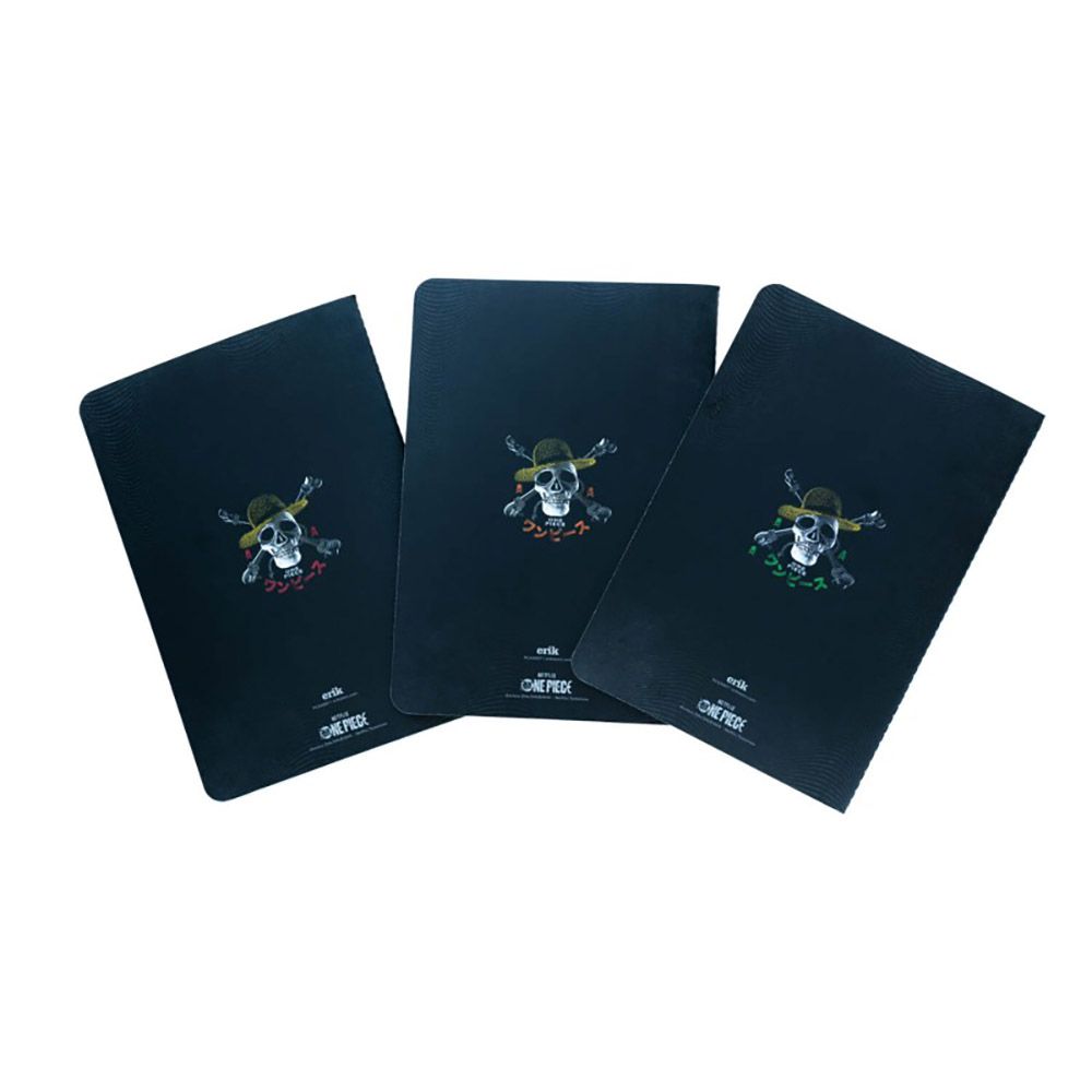 Σετ 3 Τετραδίων Α5/15X21 Netflix ONE PIECE Monkey D. Luffy, Roronoa Zoro & Nami