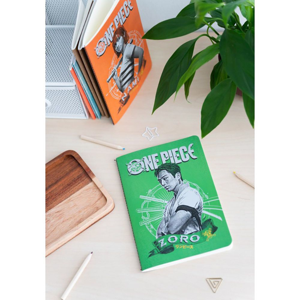 Σετ 3 Τετραδίων Α5/15X21 Netflix ONE PIECE Monkey D. Luffy, Roronoa Zoro & Nami