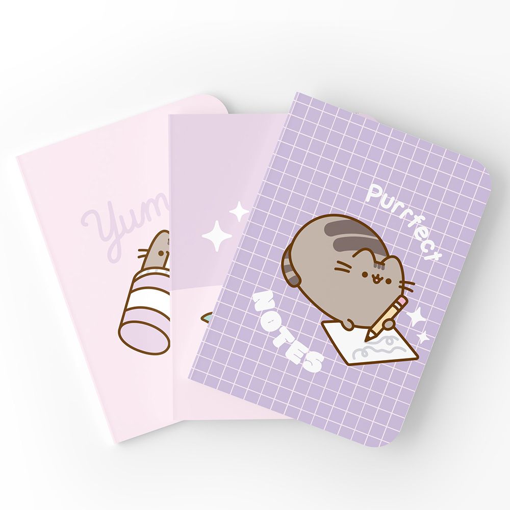 Pack of 3 Notebooks Α5/15X21 PUSHEEN Moments Collection
