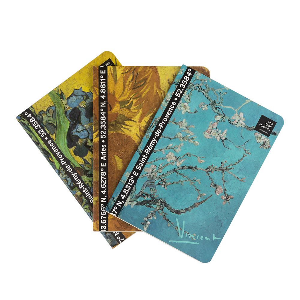 Pack of 3 Notebooks Α6/10X15 VAN GOGH MUSEUM