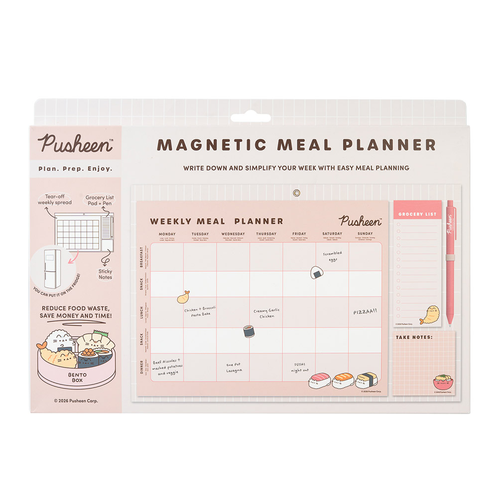 Magnetic Planner PUSHEEN Sushi Roll