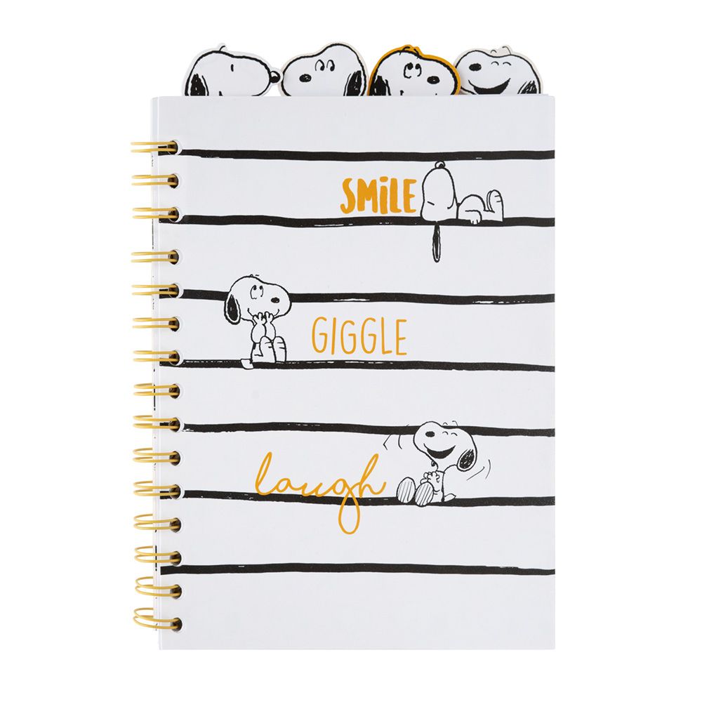 Project Spiral Notebook Α5/15X21 80s SNOOPY Lazy Days