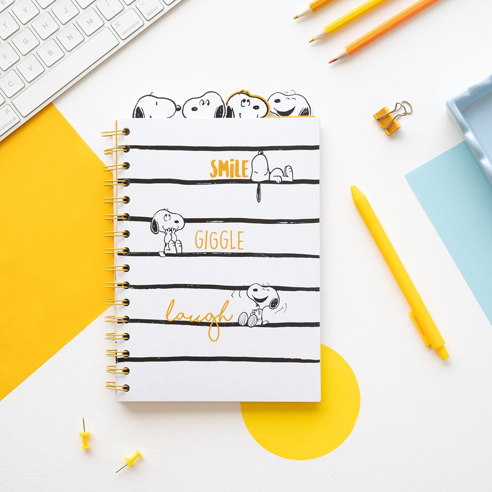 Project Spiral Notebook Α5/15X21 80s SNOOPY Lazy Days