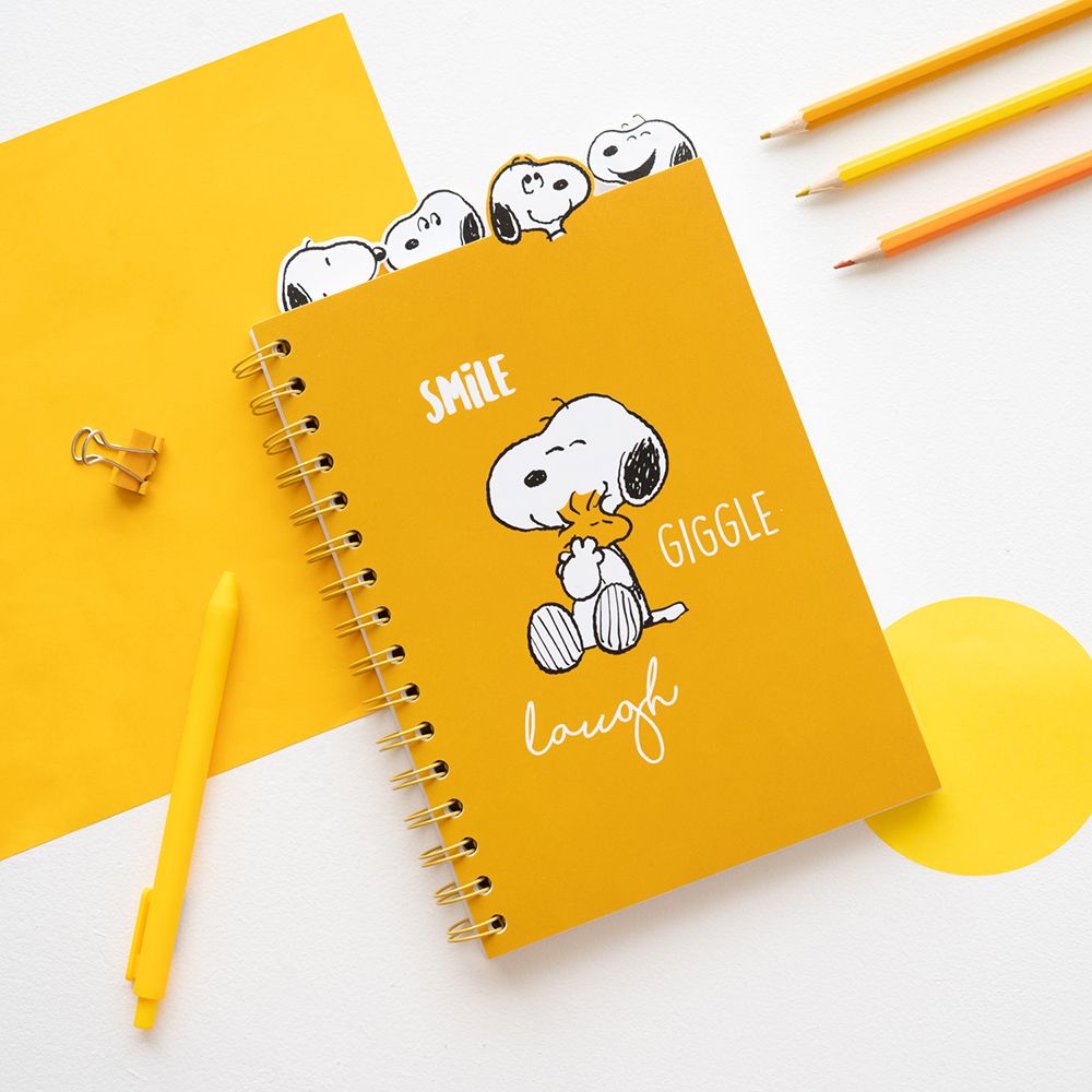 Project Spiral Notebook Α5/15X21 80s SNOOPY Lazy Days