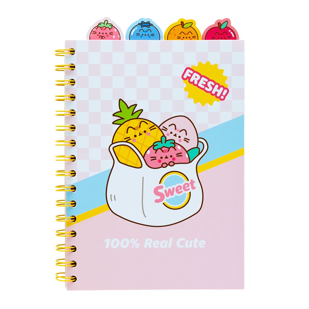 Project Spiral Notebook Α5/15X21 80s PUSHEEN Fruits