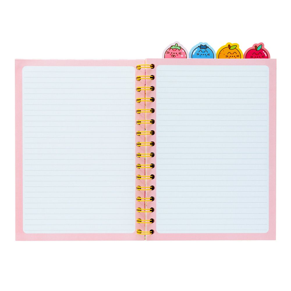 Project Spiral Notebook Α5/15X21 80s PUSHEEN Fruits