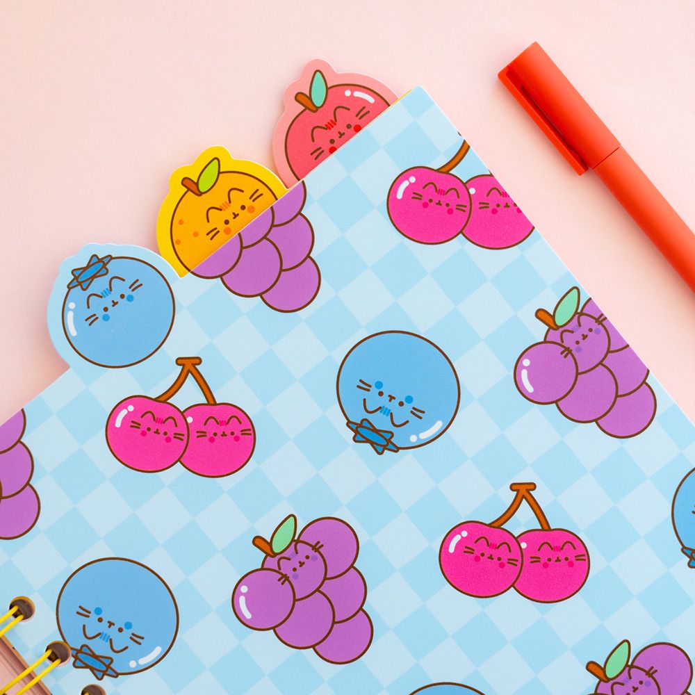 Project Spiral Notebook Α5/15X21 80s PUSHEEN Fruits