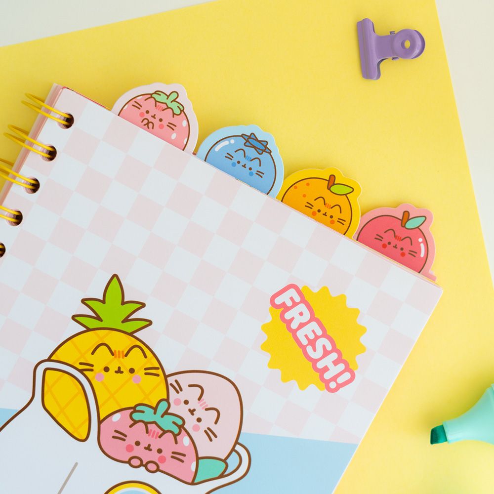 Project Spiral Notebook Α5/15X21 80s PUSHEEN Fruits