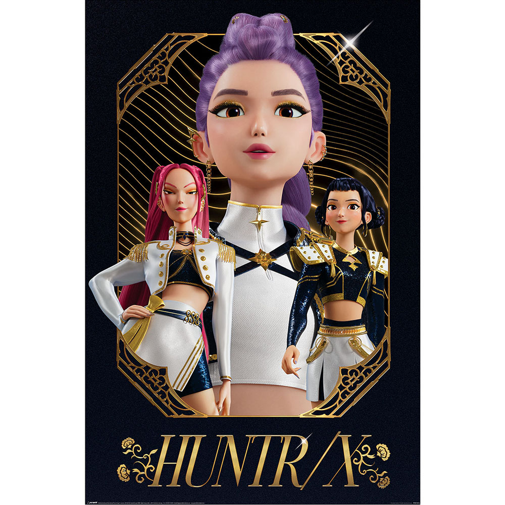(HUNTR/X GOLDEN) Maxi Poster K-POP DEMON HUNTERS