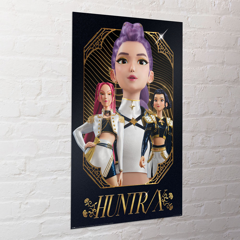 (HUNTR/X GOLDEN) Maxi Poster K-POP DEMON HUNTERS