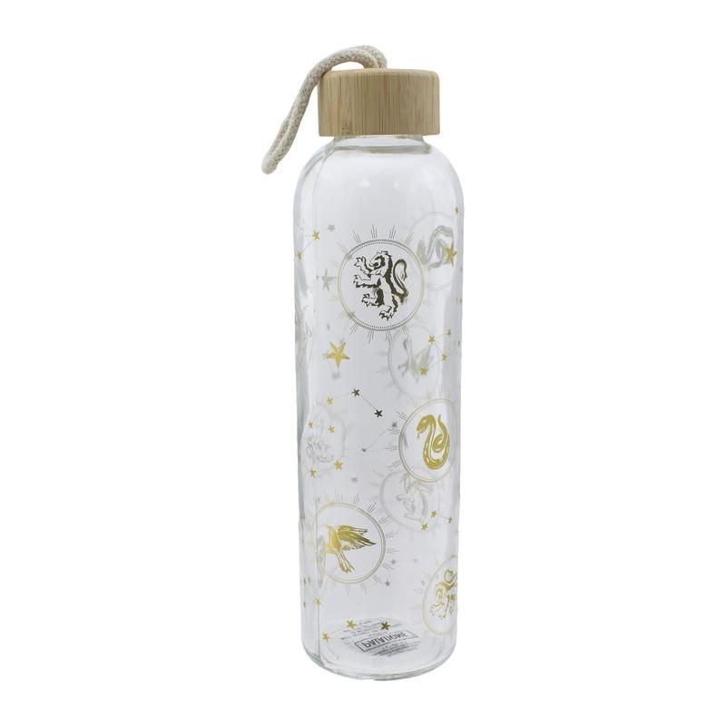 Glass Water Bottle 600ml HARRY POTTER Constellations