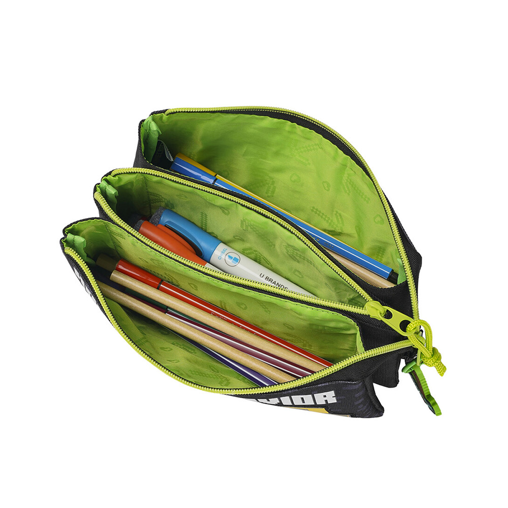 MINECRAFT Triple Pencil Case -Hostil Behavior