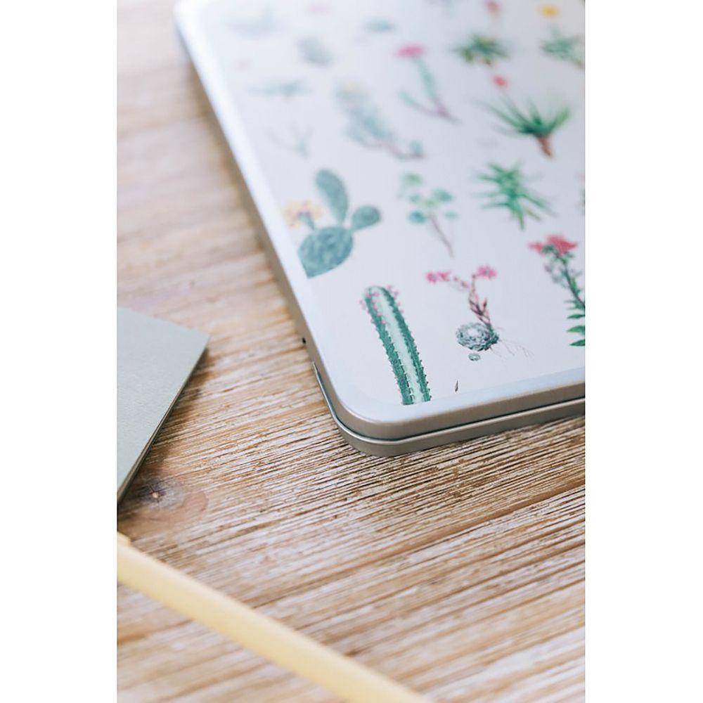 Puzzle 100pcs in metallic box BOTANICAL Cacti by Kokonote
