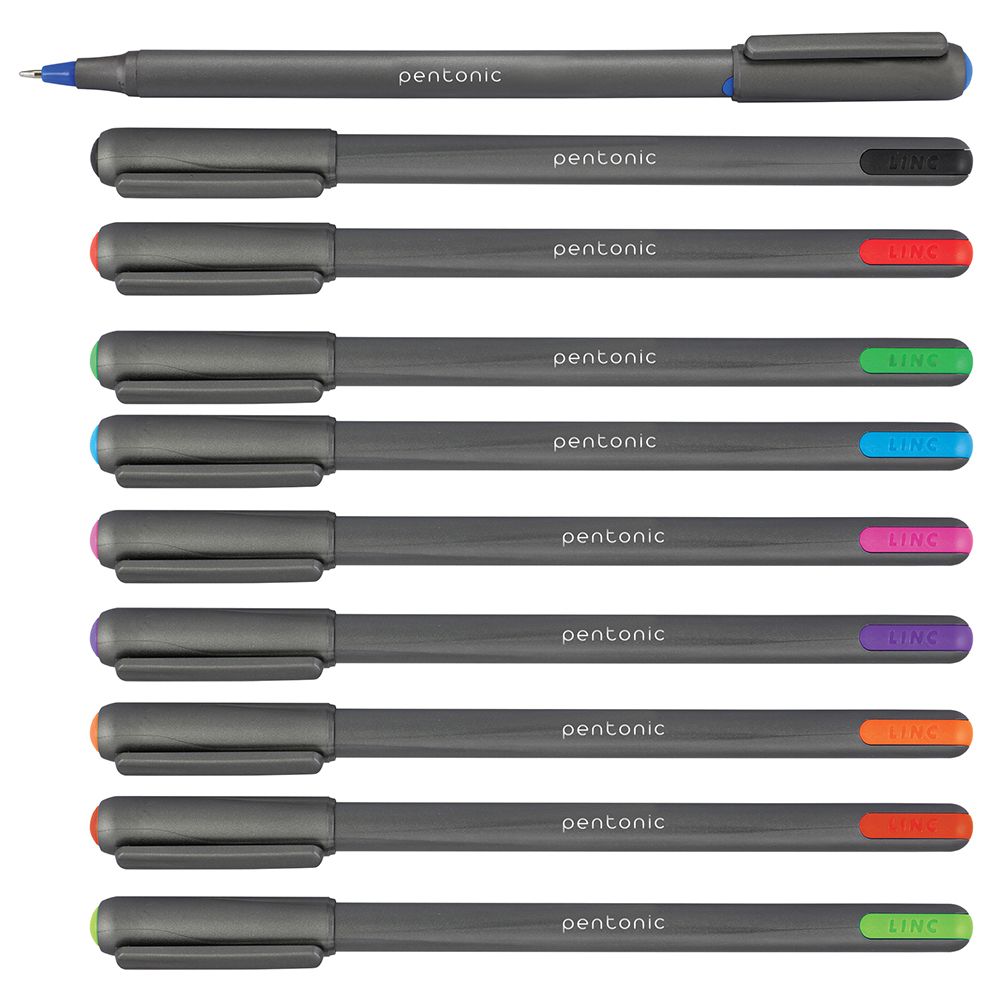 Ball pen LINC Pentonic/red, 1.00mm 12 pcs