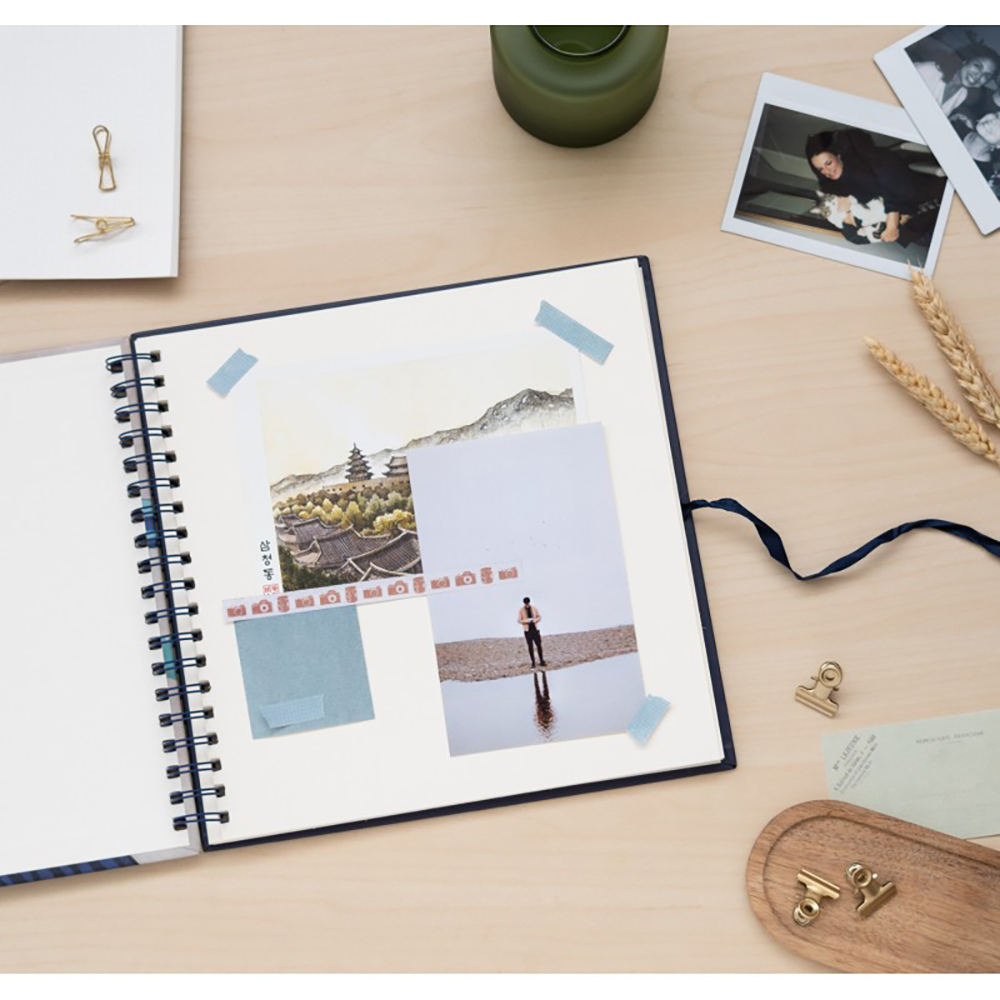 Scrapbook Photo Album 25X25cm 40 Sheets HOKUSAI