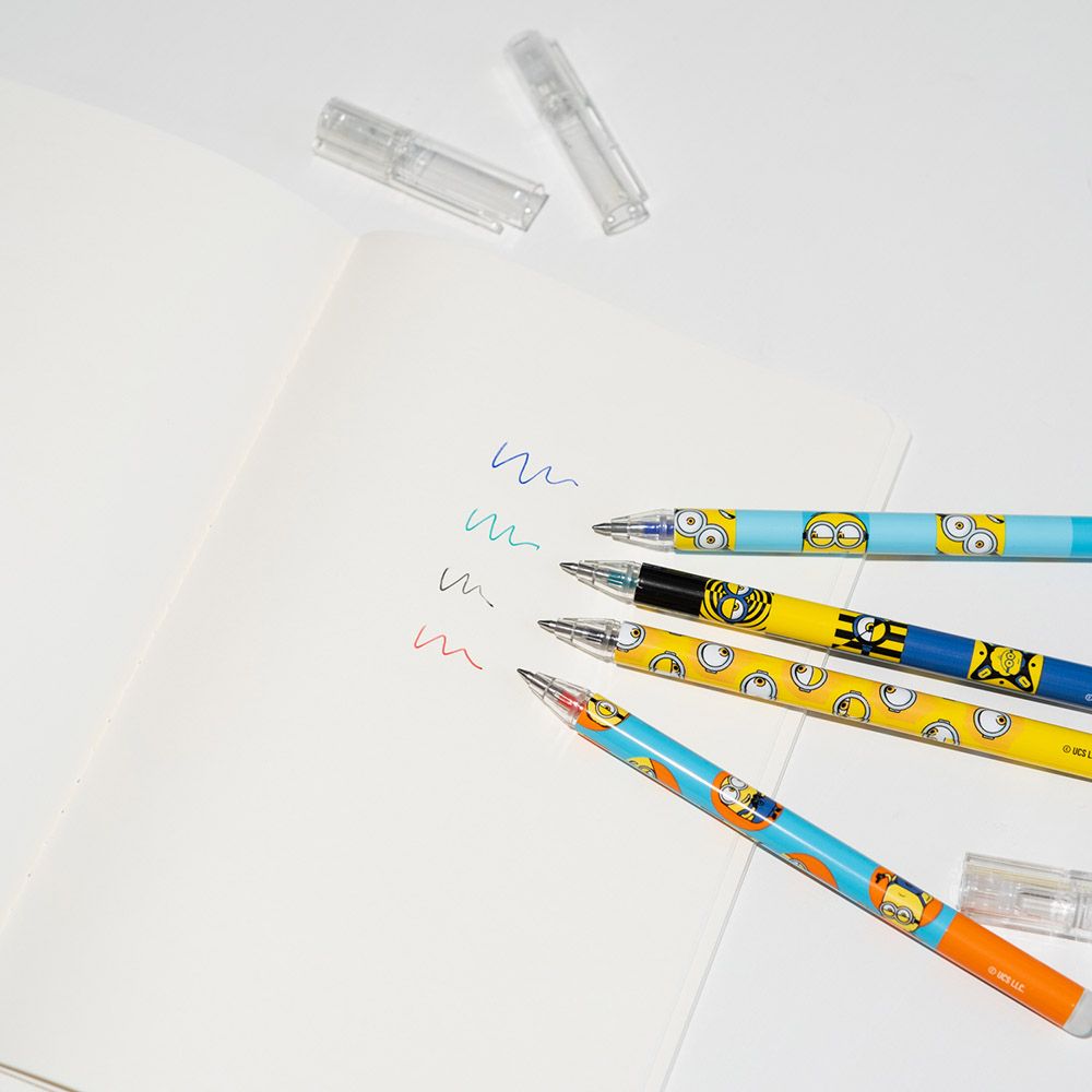 Erasable Pens 4 Colors Set of 4 pieces MINIONS