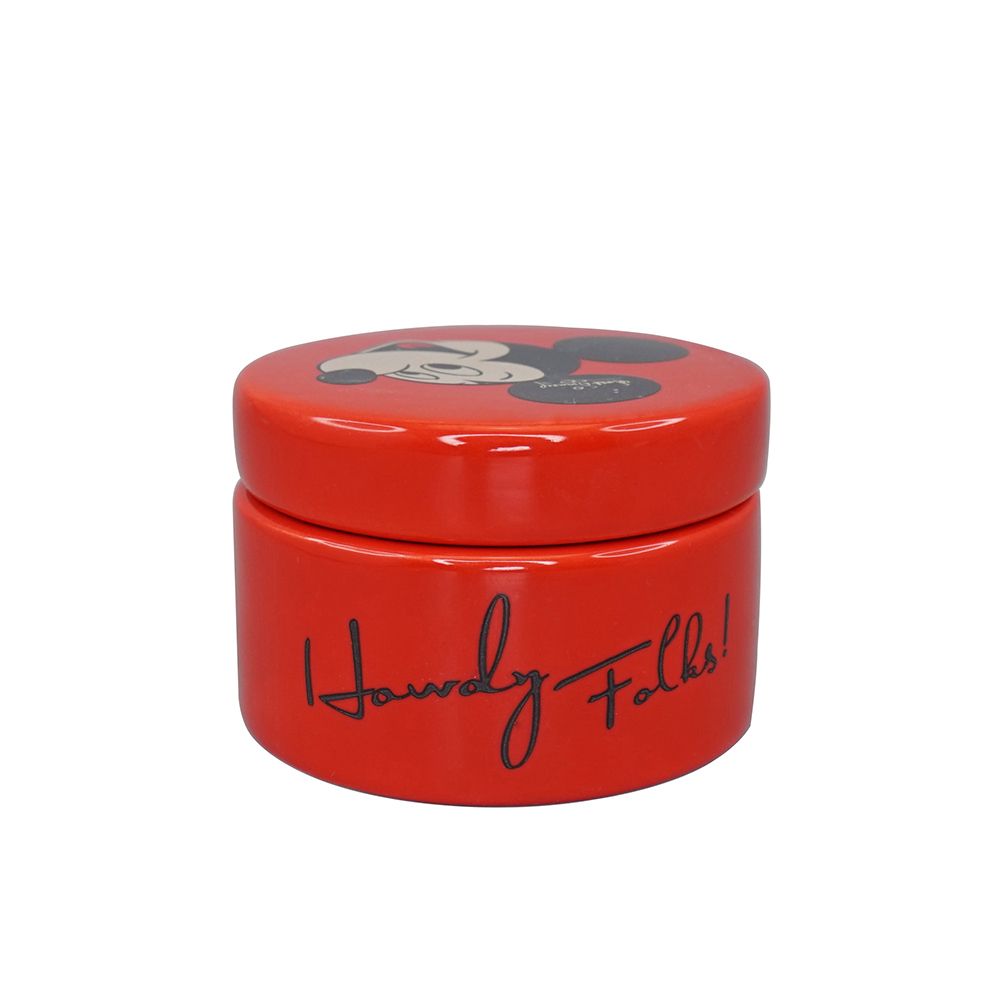 Round Ceramic Storage Container 6cm DISNEY Mickey Mouse