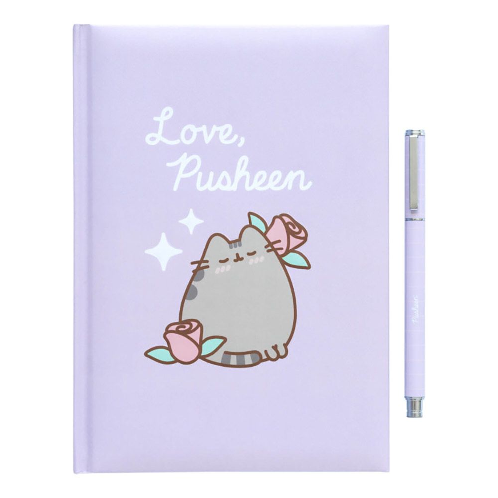 Set with Premium Notebook A5 with 96sh of 100gr and Pen PUSHEEN Moments Collection