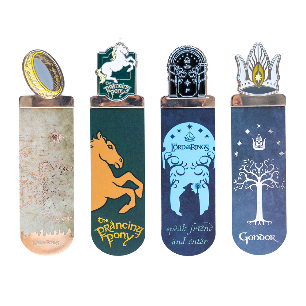 Set of 4 Bookmarks LORD OF THE RINGS