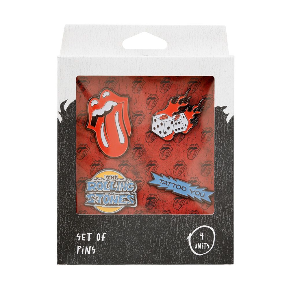 4 Badge Pack THE ROLLING STONES