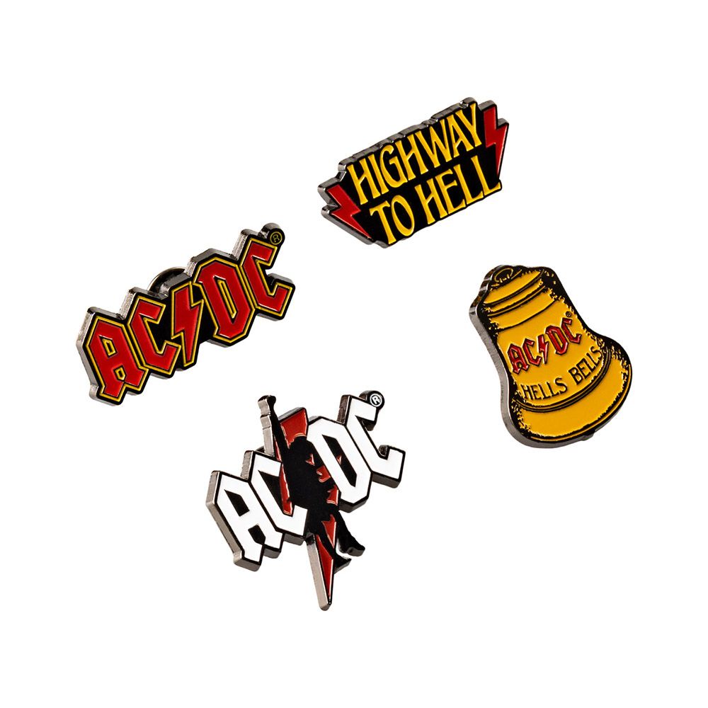 4 Badge Pack AC/DC