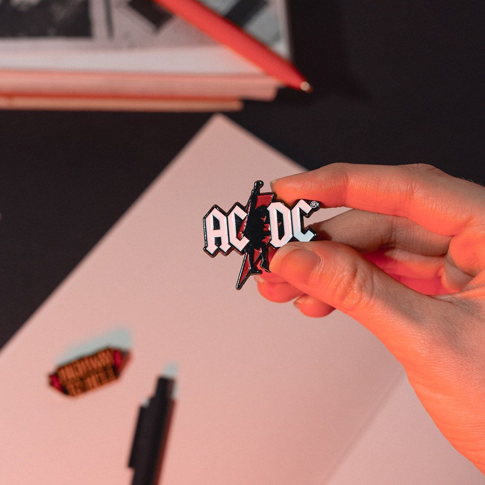 4 Badge Pack AC/DC