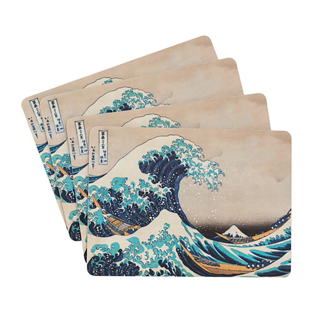 Set of 4 table mats HOKUSAI