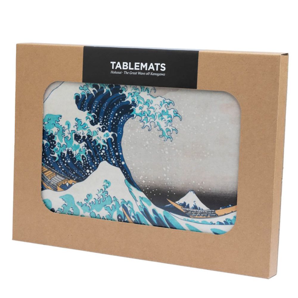 Set of 4 table mats HOKUSAI