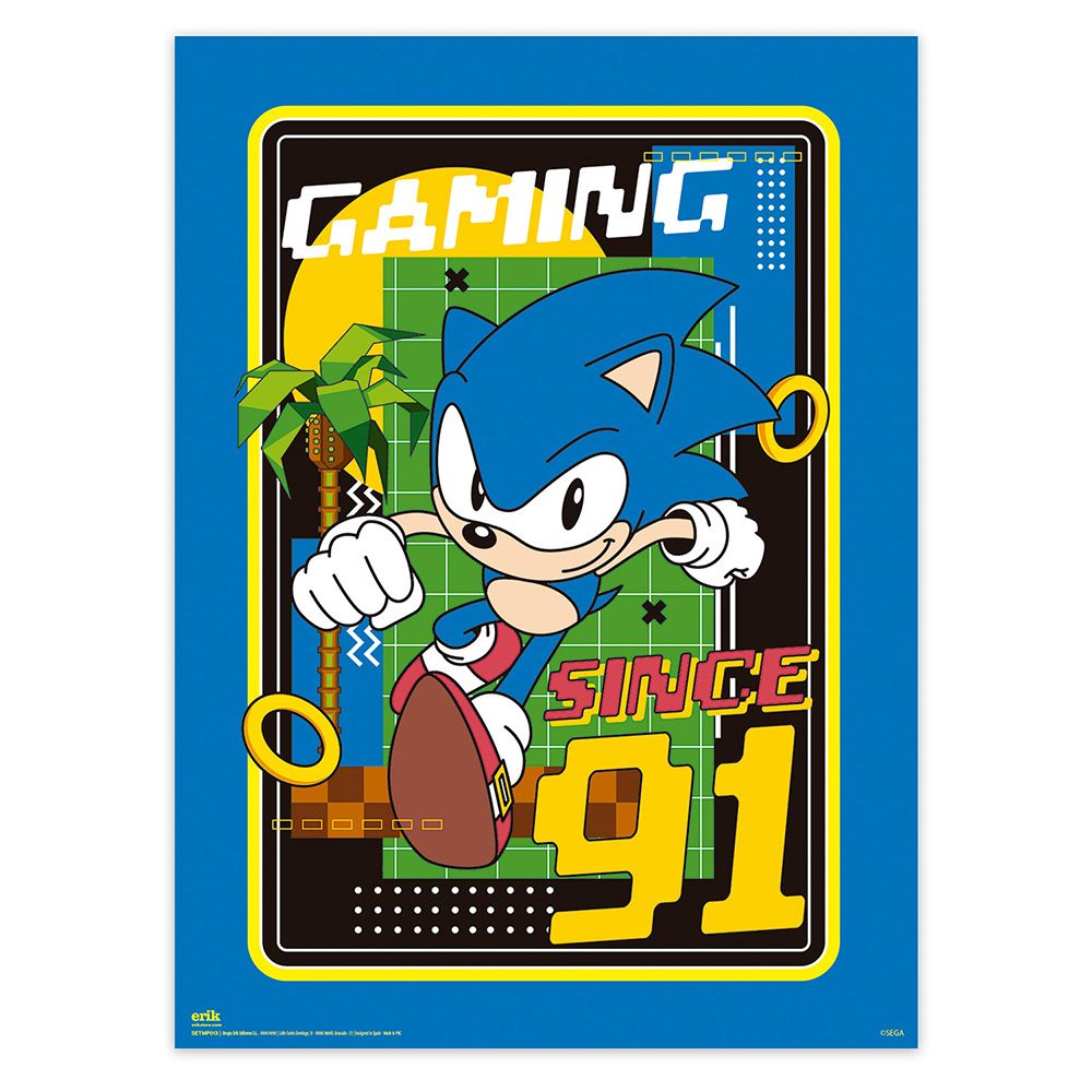 Σετ με 2 Μίνι-Αφίσες 38Χ52εκ SONIC